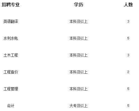 2018年河南海外工程建设有限公司招聘23人